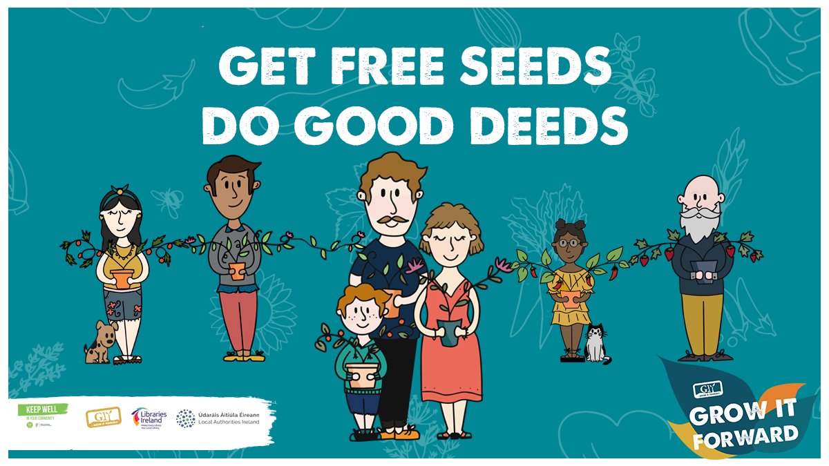 Grow it Forward with free seeds from your Local Library Council.ie